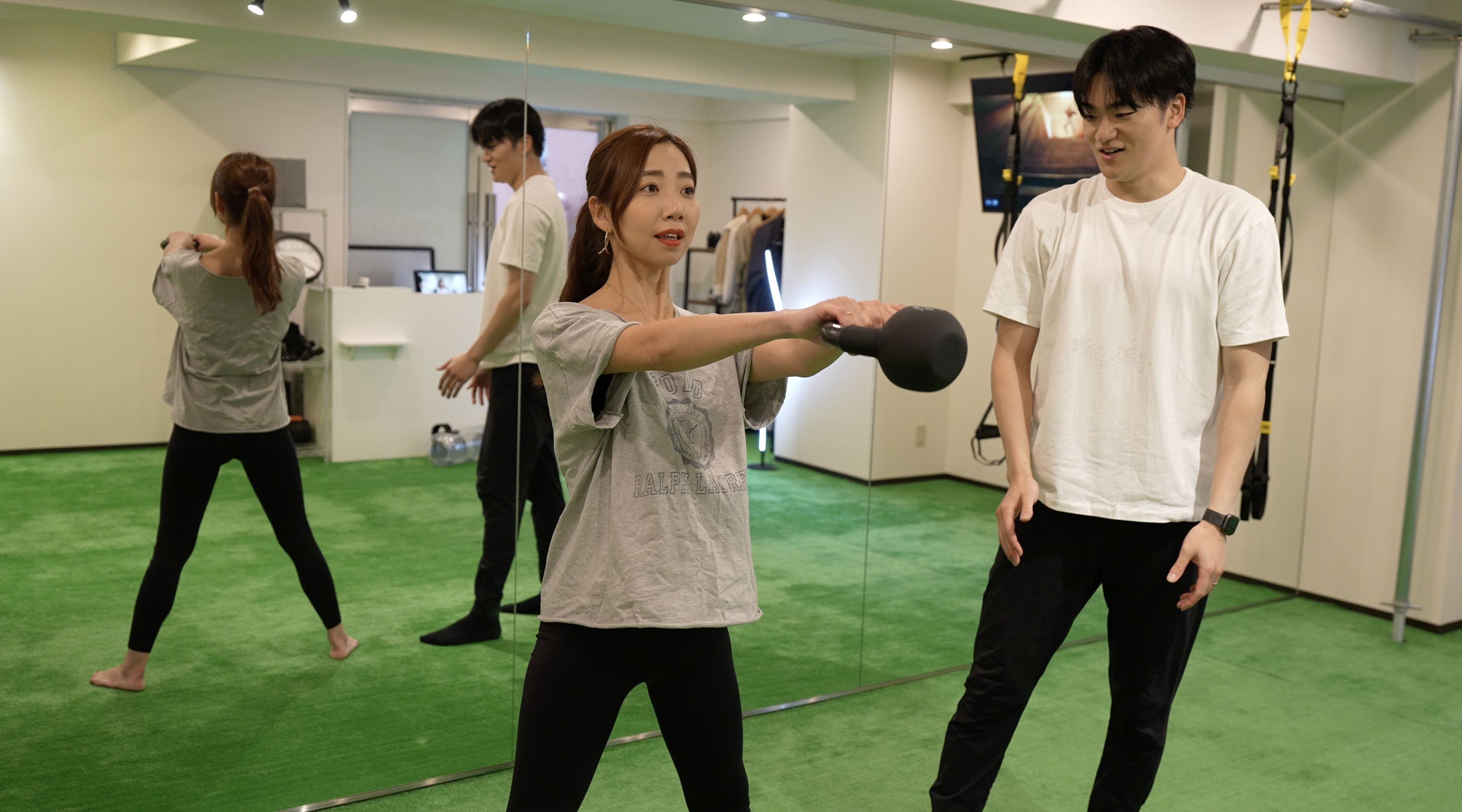 個人向けパーソナルレッスンの様子